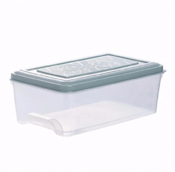 Fridge drawer clear plastic crisper household clear kitchen freezer food storage box
