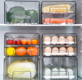  Kitchen cleaning fridge freezer drawer storage box food vegetables eggs potatoes storage box	