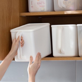  Drawer refrigerator food storage box Transparent home kitchen finishing sealed storage box with lid	