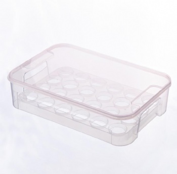  Household plastic eggs holder storage box	