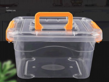  Translucent toy plastic storage box household snacks department store cosmetics multifunctional box	
